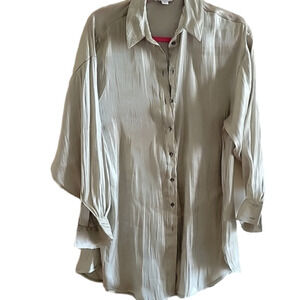 TOPSHOP Oversized Long Sleeve Shirt US4